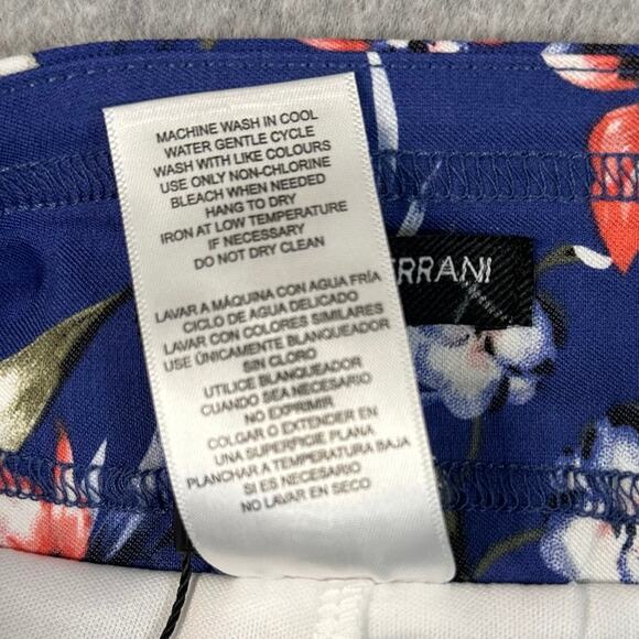 Mario Serrani Skirt Blue Floral Womens XXL Tummy Control Comfort Stretch Skort - Picture 7 of 7